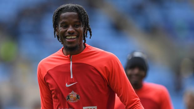 Pierre Ekwah Sunderland warm-up